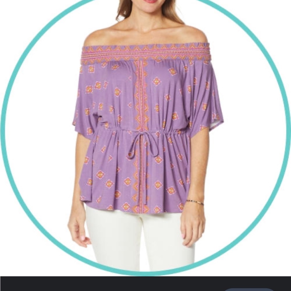 Colleen Lopez Off Shoulder Top
